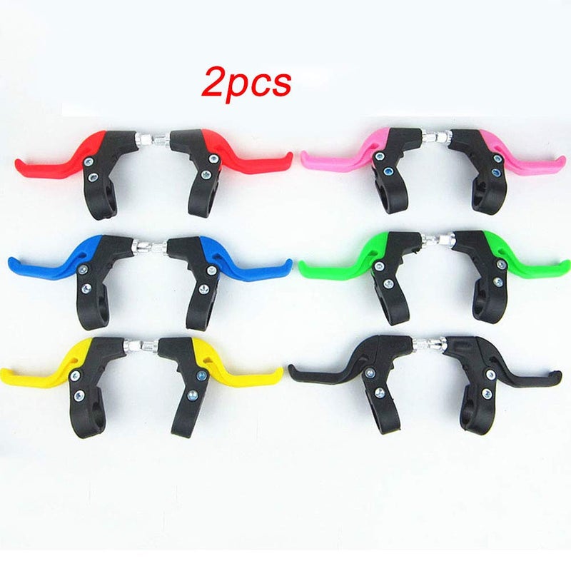 CfoPiryx Brake Handle 1 Pair Universal Brake Levers Kids Cycling Parts RFID ocking Children Bicycle(Green) - Image 5